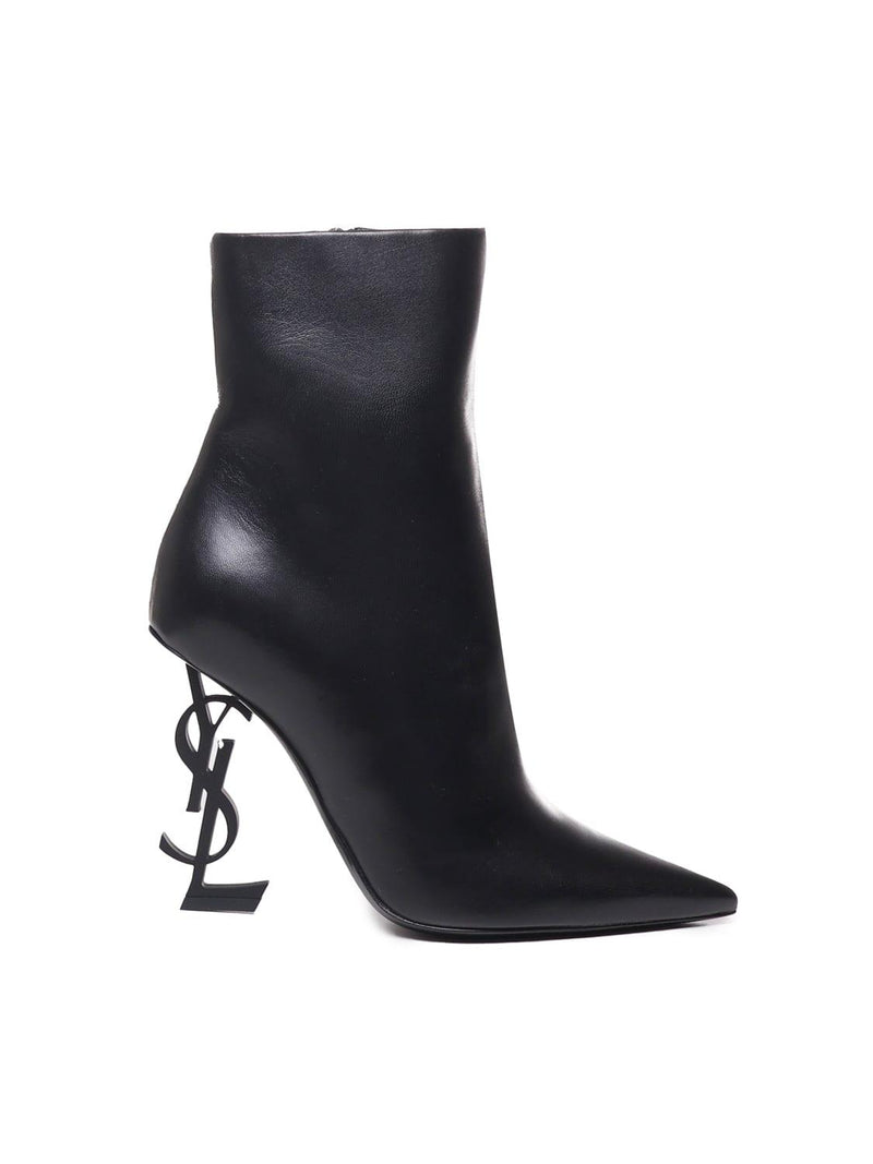 Saint Laurent Opyum Ankle Boots In Calfskin - Women - Piano Luigi