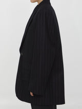 Saint Laurent Oversized Wool Jacket - Women - Piano Luigi