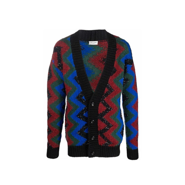 Saint Laurent Paillettes Cardigan - Men - Piano Luigi