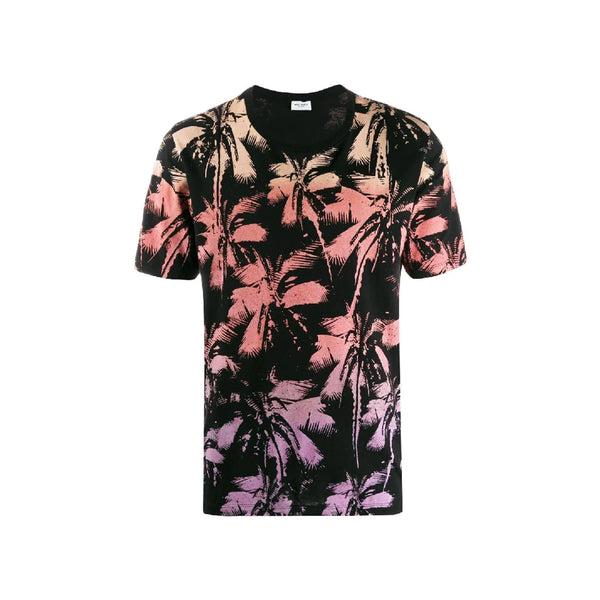Saint Laurent Palm Print Cotton T-shirt - Men - Piano Luigi