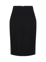 Saint Laurent Pencil Skirt In Wool - Women - Piano Luigi