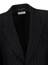 Saint Laurent Pinstriped Tailored Blazer - Men - Piano Luigi