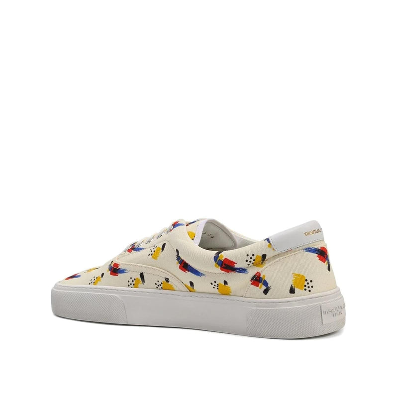 Saint Laurent Printed Canvas Sneakers - Men - Piano Luigi