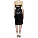 Saint Laurent Satin Bustier Dress - Women - Piano Luigi