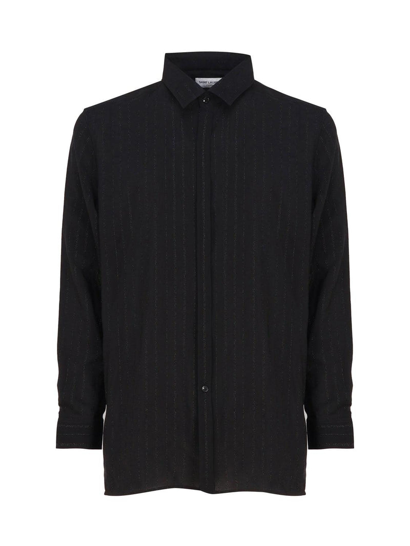 Saint Laurent Shirt With Buttons And Pointed Collar - Men - Piano Luigi