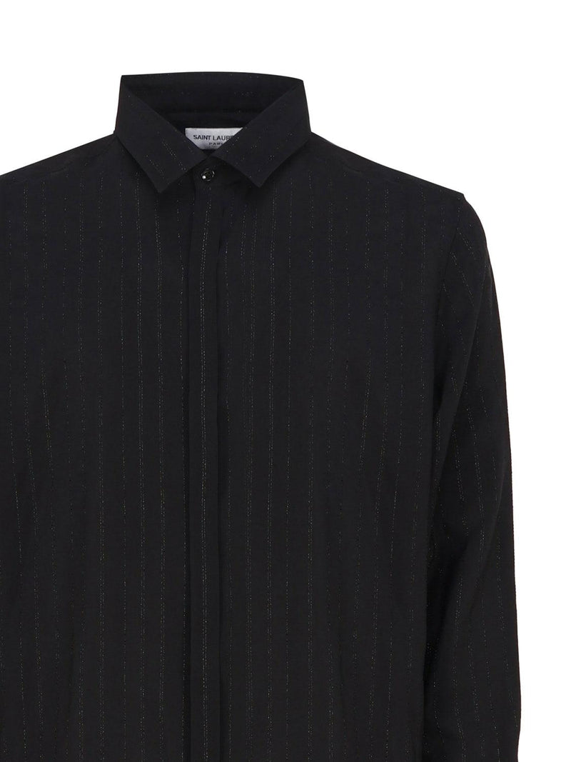 Saint Laurent Shirt With Buttons And Pointed Collar - Men - Piano Luigi