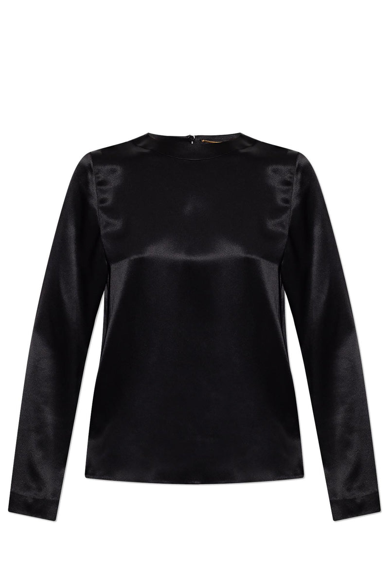 Saint Laurent Silk Top - Women - Piano Luigi