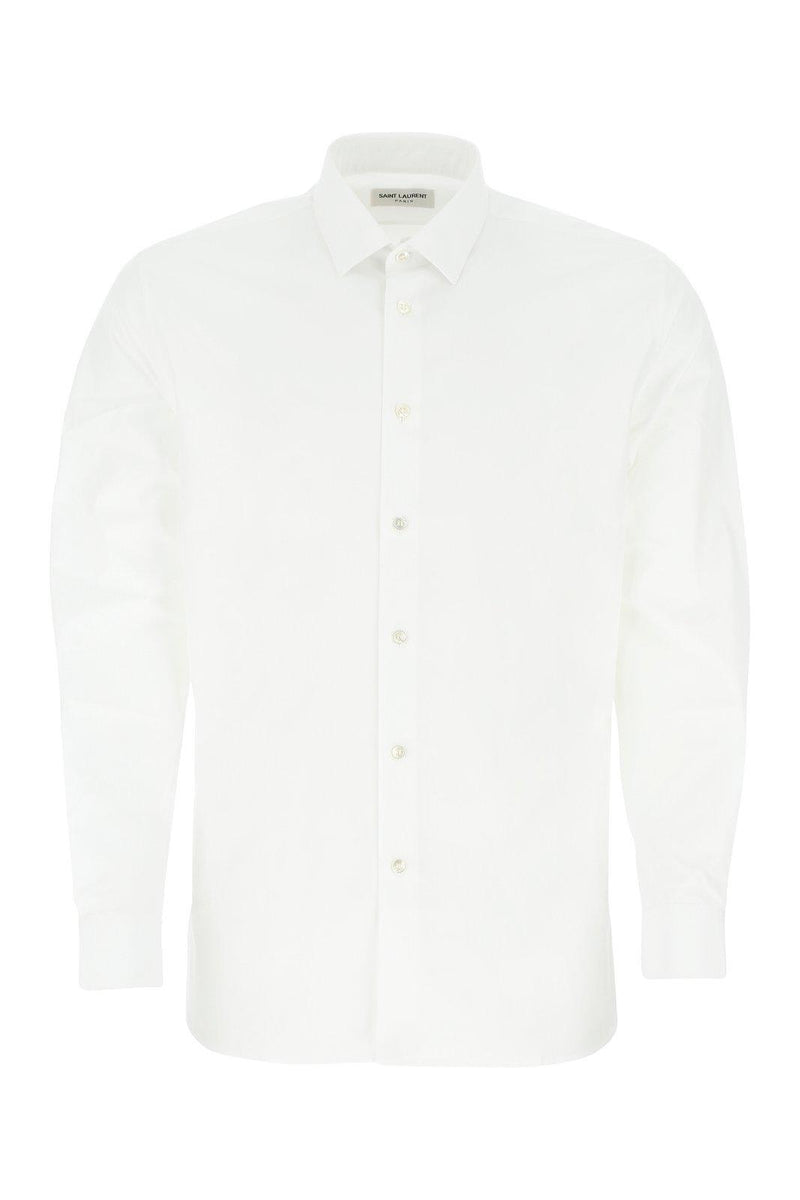 Saint Laurent Slim Fit Long-sleeved Shirt - Men - Piano Luigi