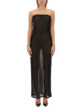 Saint Laurent Strapless Maxi Dress - Women - Piano Luigi