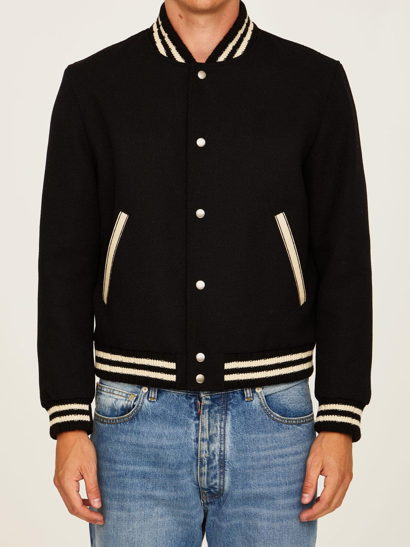 Saint Laurent Teddy Bomber Jacket - Men - Piano Luigi