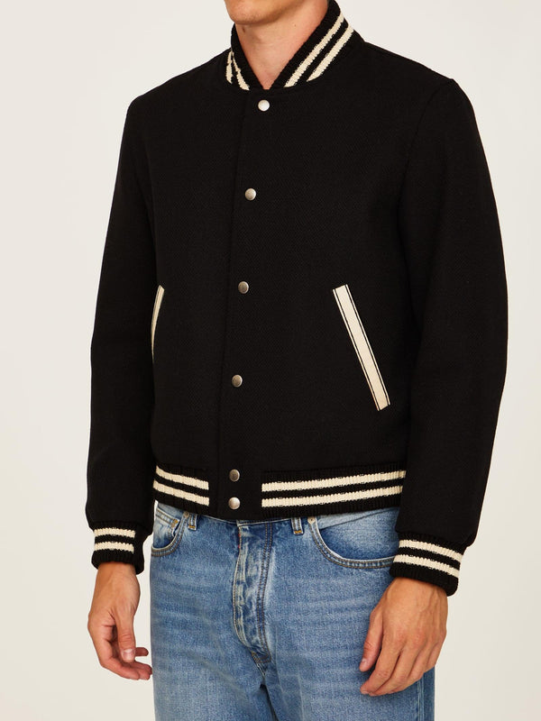 Saint Laurent Teddy Bomber Jacket - Men - Piano Luigi