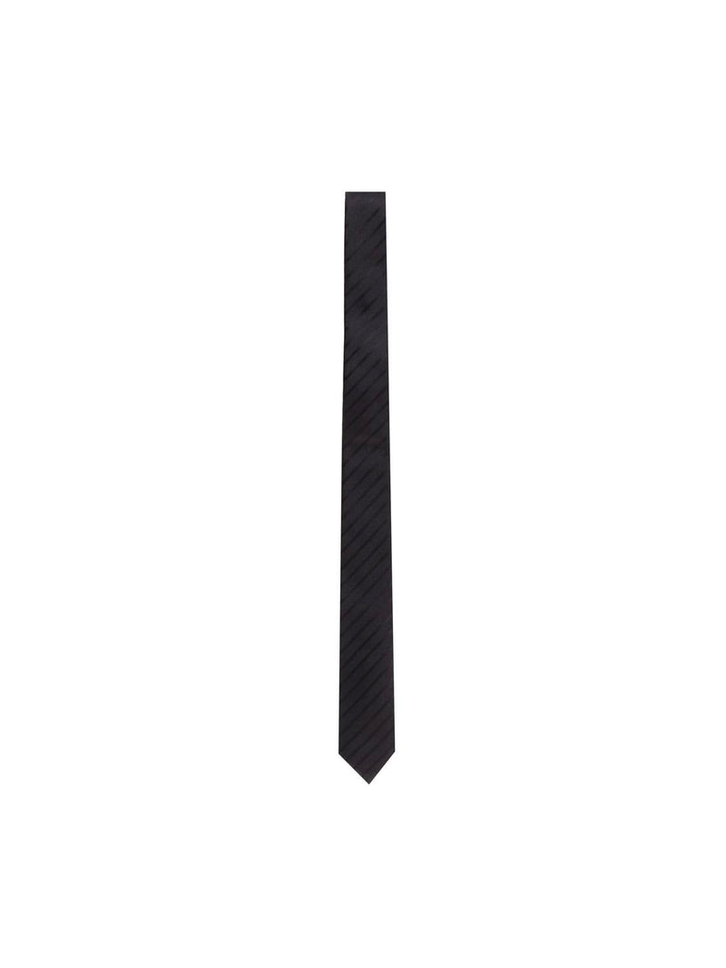 Saint Laurent Thin Tie In Pure Silk - Men - Piano Luigi