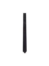 Saint Laurent Thin Tie In Pure Silk - Men - Piano Luigi