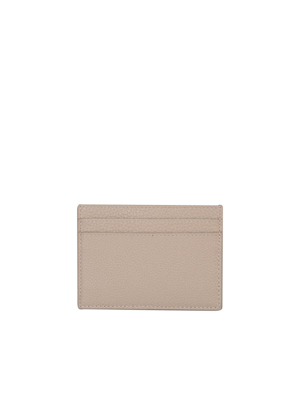 Saint Laurent Tiny Cassandre Beige Cardholder - Men - Piano Luigi