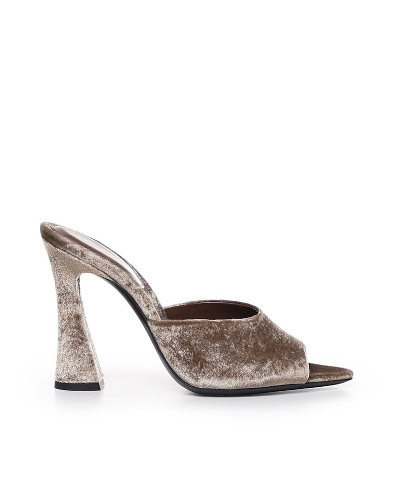 Saint Laurent Velvet Mule Suite - Women - Piano Luigi