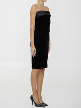 Saint Laurent Viscose And Cupro Dress - Women - Piano Luigi