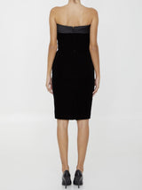 Saint Laurent Viscose And Cupro Dress - Women - Piano Luigi