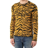 Saint Laurent Zebra Jacquard Wool Pullover - Men - Piano Luigi