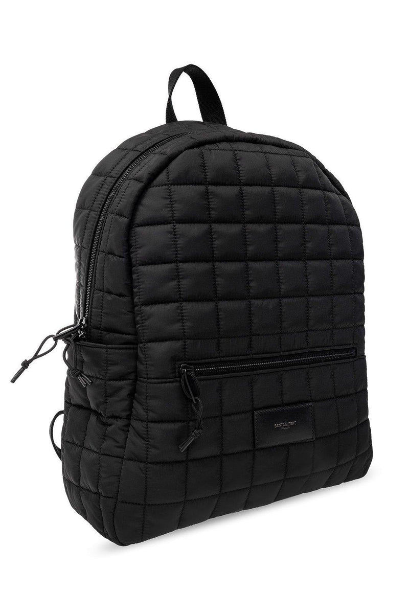 Saint Laurent Zip-around Quilted Backpack - Men - Piano Luigi