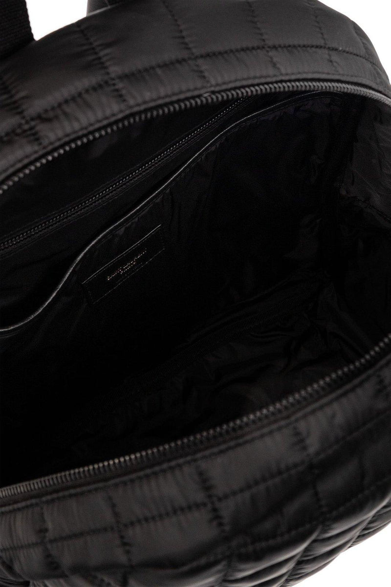 Saint Laurent Zip-around Quilted Backpack - Men - Piano Luigi