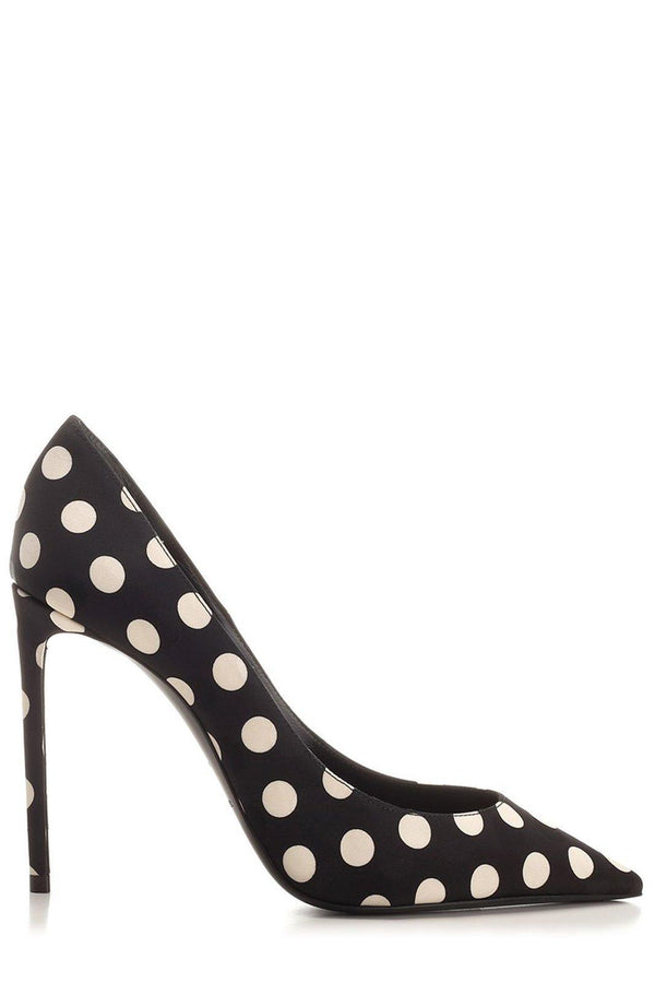 Saint Laurent Zoe Pointed Toe Pumps - Women - Piano Luigi