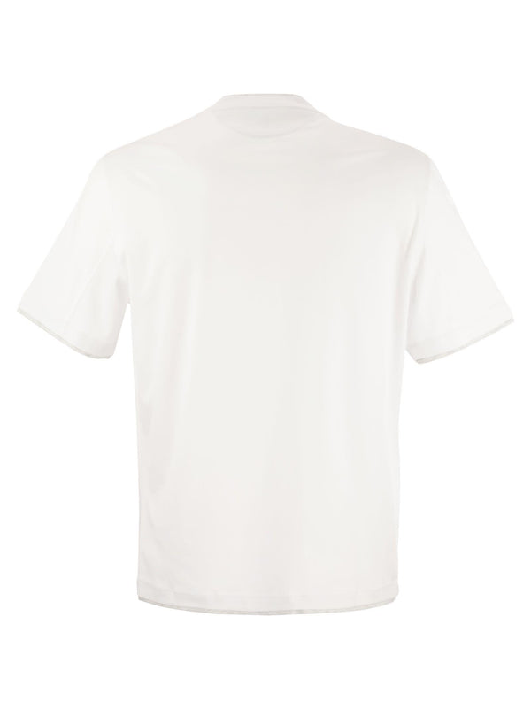 Slim Fit Crew-neck T-shirt In Lightweight Cotton Jersey Brunello Cucinelli - Men - Piano Luigi