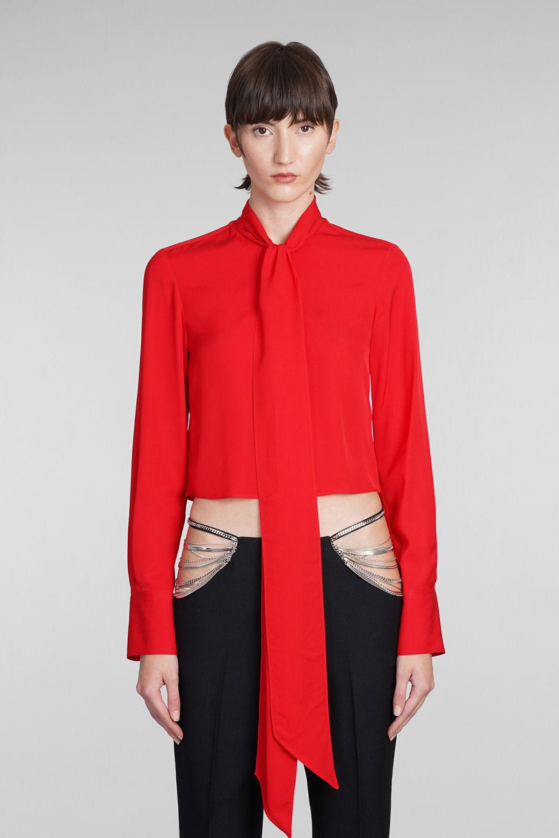 Stella McCartney Blouse In Red Viscose - Women - Piano Luigi