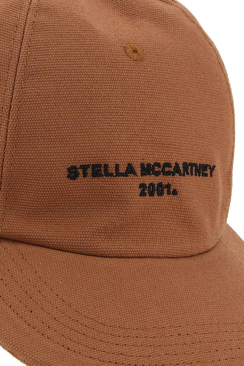 Stella McCartney Caramel Cotton Blend Baseball Cap - Women - Piano Luigi