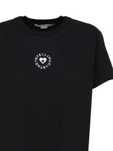 Stella McCartney Cotton T-shirt With Circular Logo - Women - Piano Luigi
