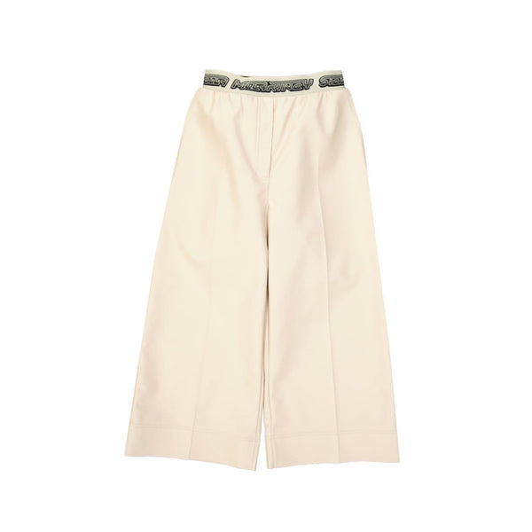 Stella McCartney Cropped Logo Pants - Women - Piano Luigi