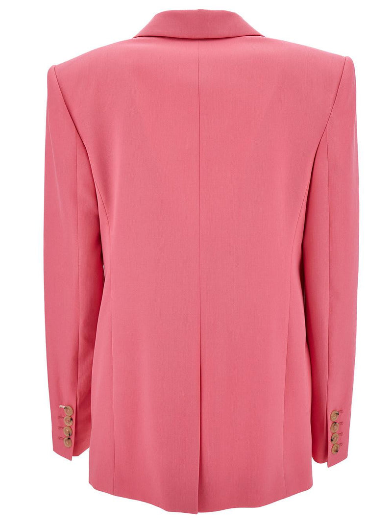 Stella McCartney iconic Salmon Pink Sing-breasted Jacket With Single Button In Wool Woman - Women - Piano Luigi