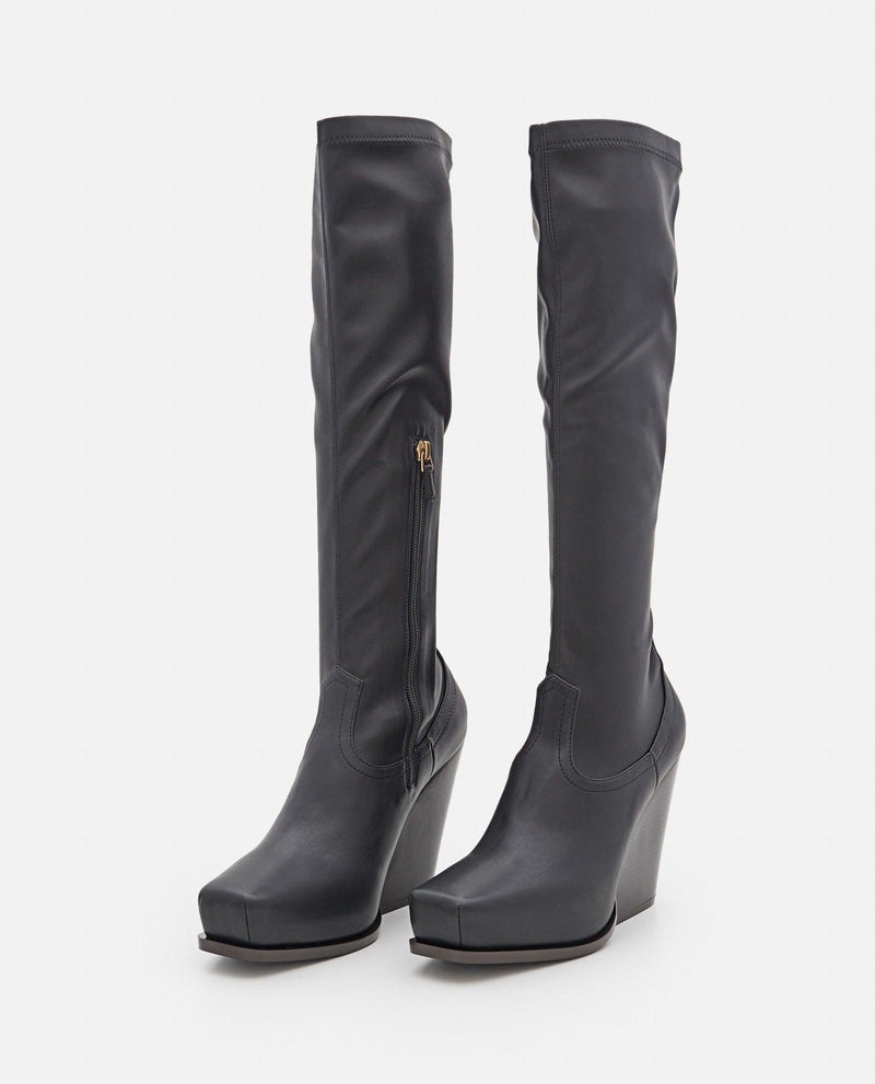 Stella McCartney Knee-high Heeled Boots - Women - Piano Luigi