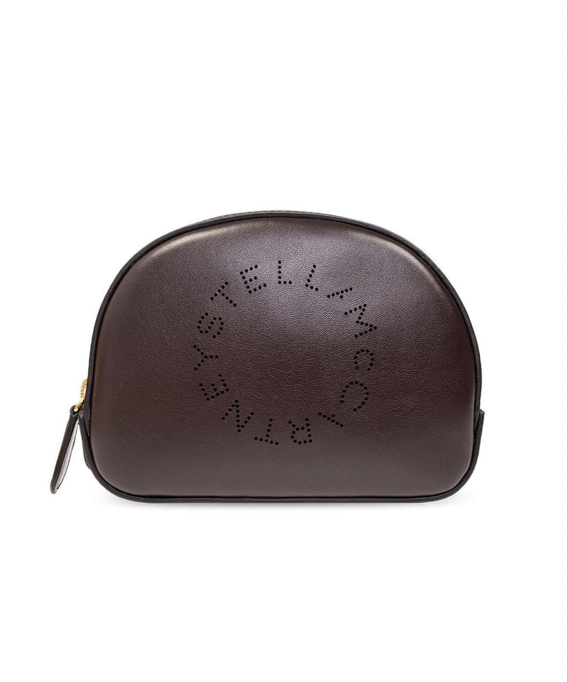 Stella McCartney Logo Perforated Zip-up Beauty Case - Women - Piano Luigi