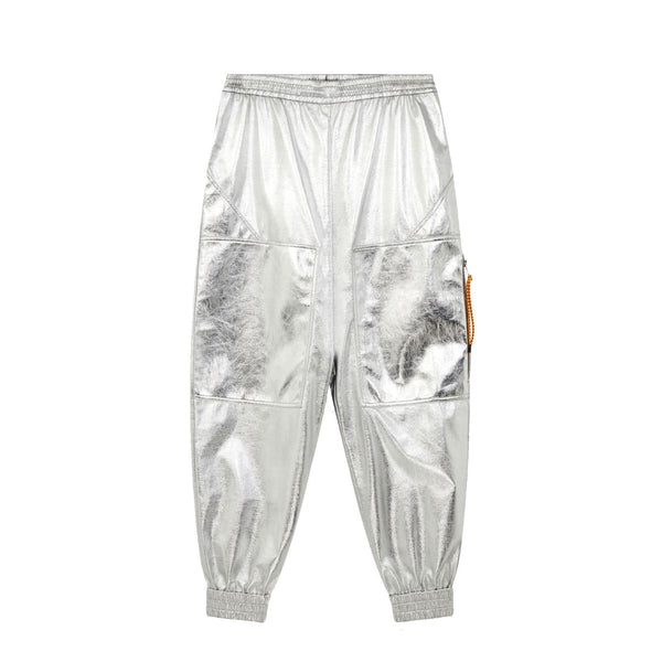 Stella McCartney Silver Coated Trousers - Women - Piano Luigi