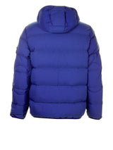 Stone Island Blue Quilted Down Jacket With Hood - Men - Piano Luigi