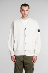 Stone Island Cardigan In Beige Cotton - Men - Piano Luigi