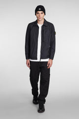 Stone Island Casual Jacket In Black Polyuretan - Men - Piano Luigi