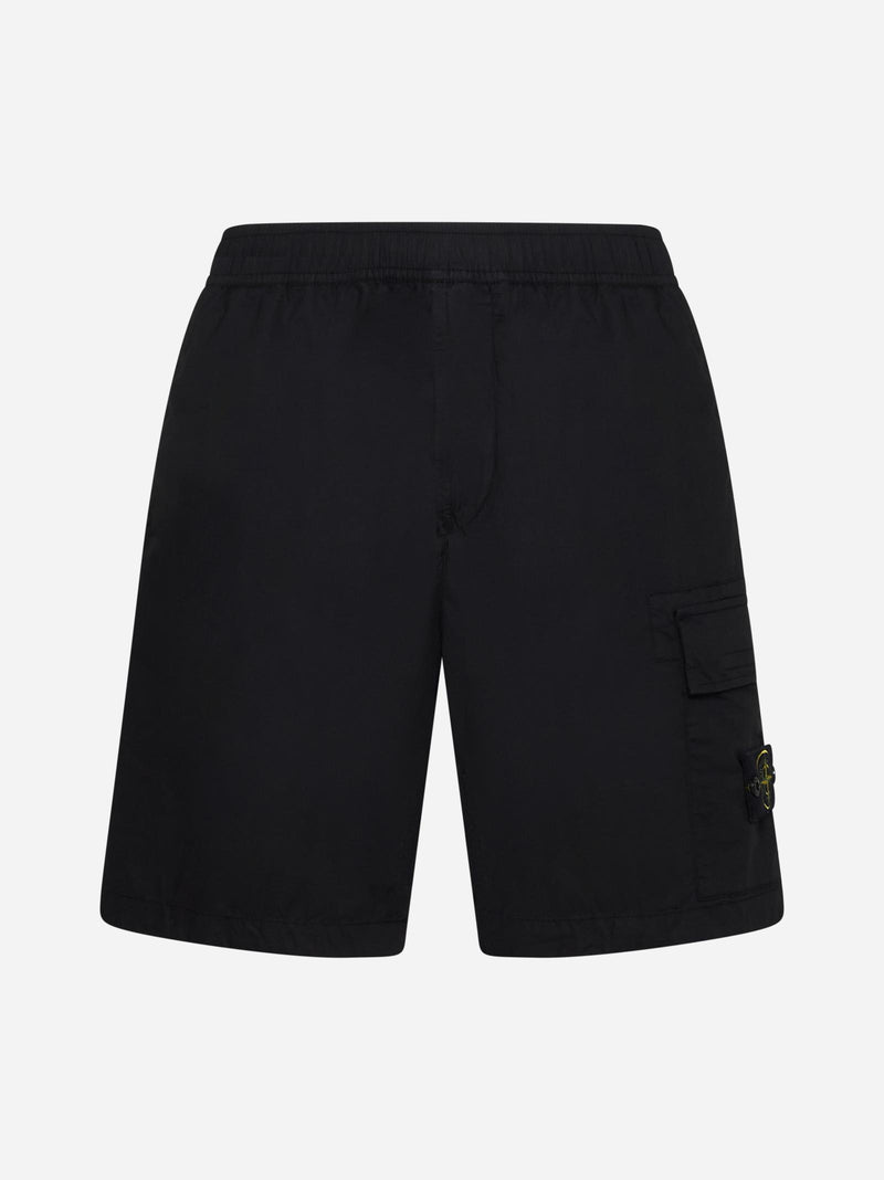 Stone Island Comfort-fit Cotton Shorts - Men - Piano Luigi