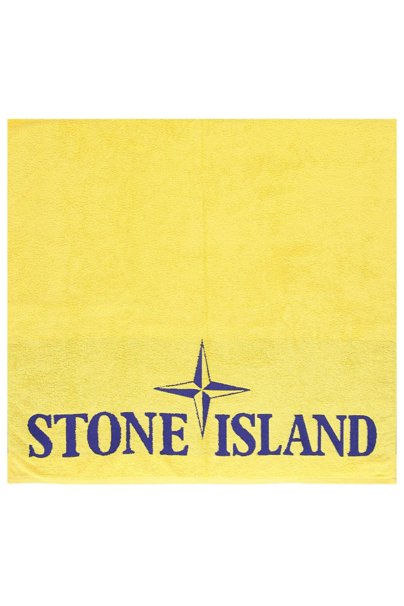 Stone Island Cotton Beach Towel - Men - Piano Luigi