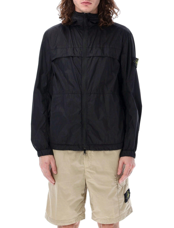 Stone Island Crinkle Hoodie Jacket - Men - Piano Luigi