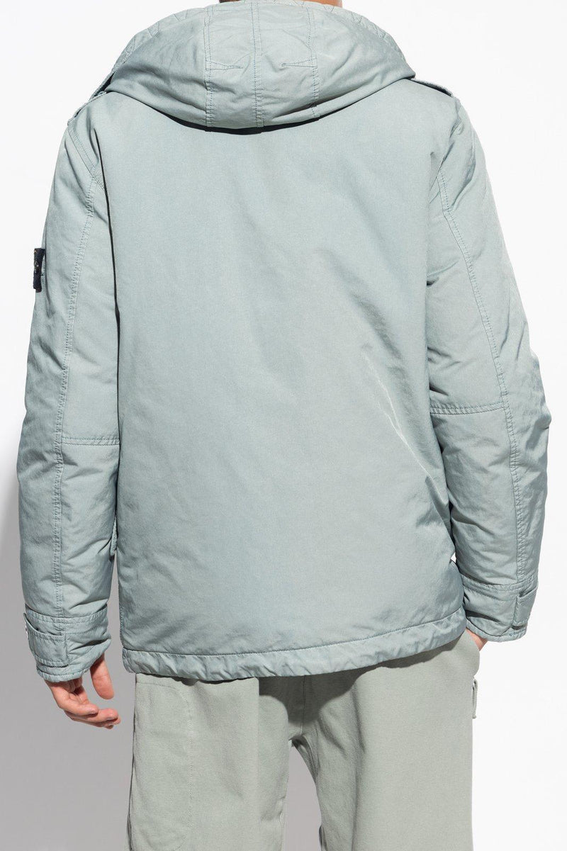 Stone Island High-neck Hooded Jacket - Men - Piano Luigi