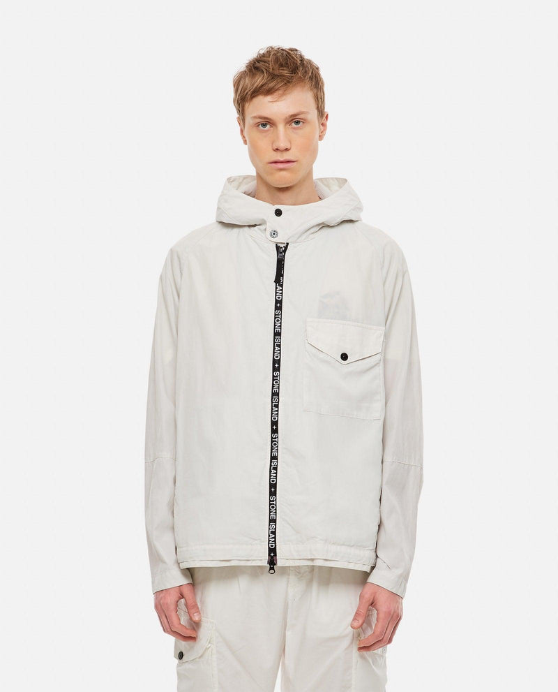 Stone Island Hooded Jacket - Men - Piano Luigi