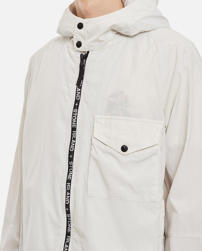 Stone Island Hooded Jacket - Men - Piano Luigi