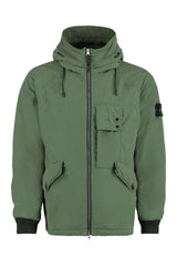 Stone Island Hooded Short Parka - Men - Piano Luigi