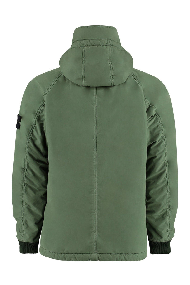 Stone Island Hooded Short Parka - Men - Piano Luigi