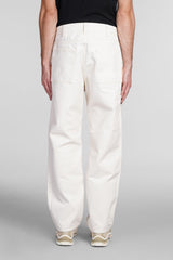 Stone Island Jeans In Beige Cotton - Men - Piano Luigi