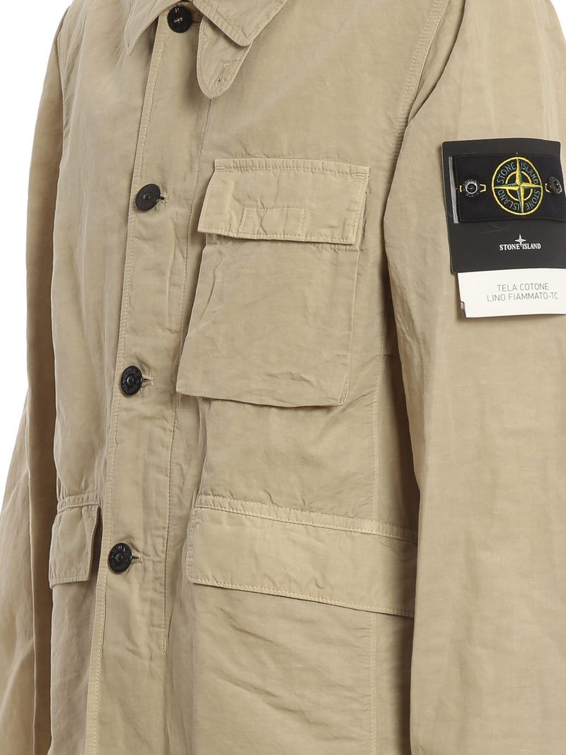 Stone Island Lino Fiammato Jacket - Men - Piano Luigi