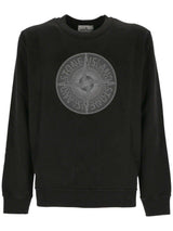 Stone Island Logo Embroidered Crewneck Sweatshirt - Men - Piano Luigi