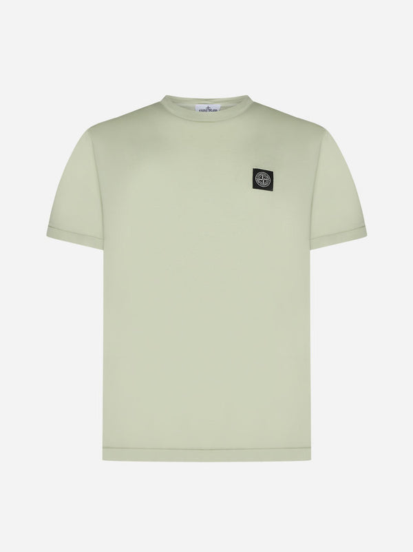 Stone Island Logo-patch Cotton T-shirt - Men - Piano Luigi