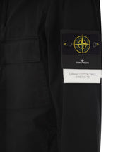 Stone Island Logo Patch Hoooded Drawstring Jacket - Men - Piano Luigi